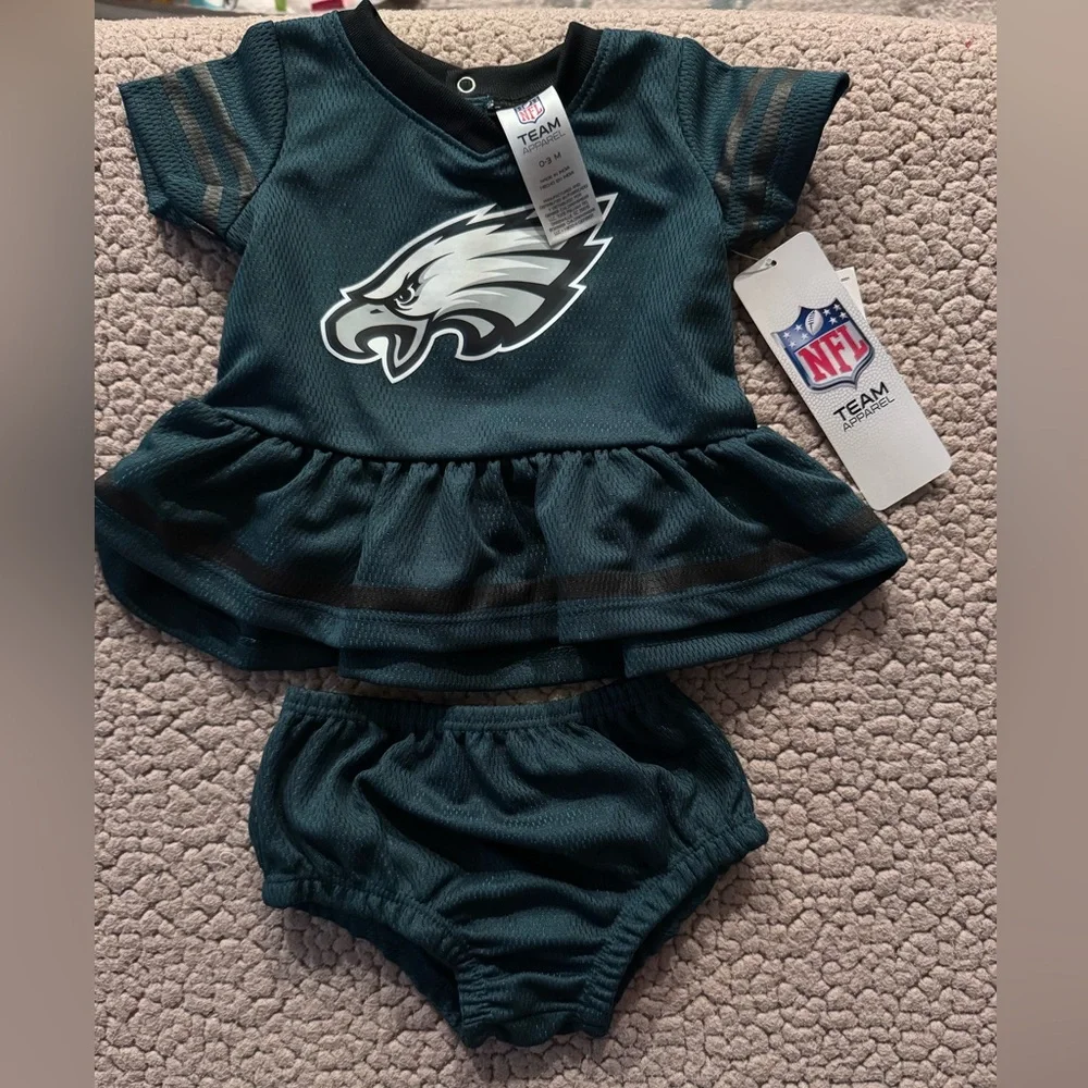 Baby Girl Philadelphia Eagles Outfit